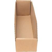 Boîtes profondes en carton ondul&eacute;, 3-3/4" la x 17-1/4" p x 4-1/2" h, Beige Mukwa Safety Services