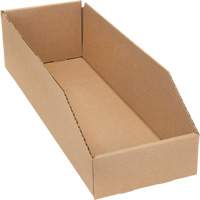 Boîtes profondes en carton ondul&eacute;, 5-3/4" la x 17-1/4" p x 4-1/2" h, Beige Mukwa Safety Services