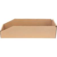 Boîtes profondes en carton ondul&eacute;, 5-3/4" la x 17-1/4" p x 4-1/2" h, Beige Mukwa Safety Services