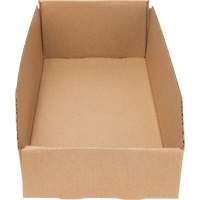 Boîtes profondes en carton ondul&eacute;, 7-3/4" la x 17-1/4" p x 4-1/2" h, Beige Mukwa Safety Services