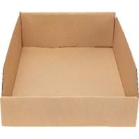 Boîtes profondes en carton ondul&eacute;, 11-3/4" la x 17-1/4" p x 4-1/2" h, Beige Mukwa Safety Services