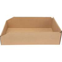 Boîtes profondes en carton ondul&eacute;, 11-3/4" la x 17-1/4" p x 4-1/2" h, Beige Mukwa Safety Services