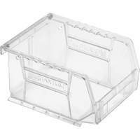 Bacs tr&egrave;s transparents Ultra, 4-1/8" la, 3" h x 5-3/8" p, Transparent Mukwa Safety Services