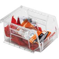 Bacs tr&egrave;s transparents Ultra, 4-1/8" la, 3" h x 5-3/8" p, Transparent Mukwa Safety Services