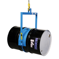 Drum Lifters - Manual Tilt, 55 US gal. (45 Imperial Gal.) Drum Size, 800 lbs./363 kg. Cap. Mukwa Safety Services