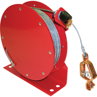 Retractable Grounding Wires, 50' Length, Heavy-Duty Mukwa Safety Services