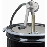 Pompes rotatives pour barils, Aluminium, Pour capacit&eacute; 15-55 gal., 6-3/4 oz par r&eacute;volution Mukwa Safety Services