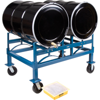 Porte-barils empilables, 2 barils, Capacit&eacute; de 1600 lb, 45-1/2" la x 30" p x 12-1/2" h Mukwa Safety Services
