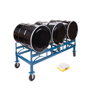 Porte-barils empilables, 3 barils, Capacit&eacute; de 2400 lb, 71-1/2" la x 30" p x 12-1/2" h Mukwa Safety Services
