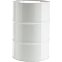 Barils en acier, 55 gal. US (45,8 gal. imp.), Doubl&eacute;, Blanc, Dessus ferm&eacute;, 1A1/Y1.8/300, Calibre 16 Mukwa Safety Services