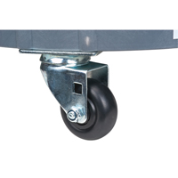 Leak Containment Drum Dolly, 24.25" dia. X 7.625" H, 1.5 US Gal. Spill Cap. Mukwa Safety Services