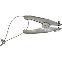 Static Grounding Clamp (GAT Series), Cast Aluminum Body Material, Stainless Steel Cup Point Material, 3 Points Configuration, 1-1/4" Max. Opening Mukwa Safety Services