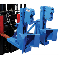 Manipulateur de barils MORSPEED 1500 pour chariot &eacute;l&eacute;vateur, Pour 55 gal. US (45 gal. imp.) Mukwa Safety Services