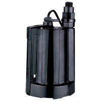 Automatic Submersible Utility Pump, 1/3 HP, 2160 GPH, 115 V, 4 A Mukwa Safety Services
