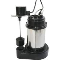 Stainless Steel Housing-Cast Iron Base Sump Pump, 1/3 HP, 3630 GPH Flow Rate Mukwa Safety Services