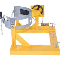 Porte-baril pour chariot &agrave; fourche, Pour 55 gal. US (45,8 gal imp&eacute;rial) Mukwa Safety Services