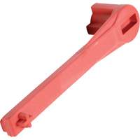 Single Ended Specialty Bung Nut Wrench, 1-1/4" Opening, 8" Handle, Non-Sparking Nylon Mukwa Safety Services