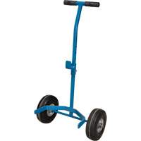 Chariot &agrave; cylindres, Roues Anticrevaison, Base de 15-1/2" W x 14-1/4" L, 600 lb Mukwa Safety Services