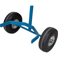 Chariot &agrave; cylindres, Roues Anticrevaison, Base de 15-1/2" W x 14-1/4" L, 600 lb Mukwa Safety Services