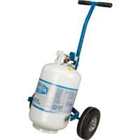 Chariot &agrave; cylindres, Roues Anticrevaison, Base de 15-1/2" W x 14-1/4" L, 600 lb Mukwa Safety Services