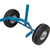 Chariot &agrave; cylindres, Roues Anticrevaison, Base de 15-1/2" W x 14-1/4" L, 600 lb Mukwa Safety Services