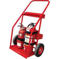Chariot de prevention d'incendie pour travaux &agrave; chaud, Roues Semi-pneumatique, Base de 17,75" la x 8,9" lo, 100 lb Mukwa Safety Services