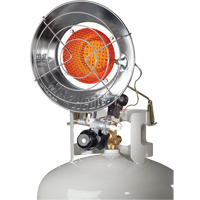 Single Tank-Top Heater, Radiant Heat, Propane, 15000 BTU/H Mukwa Safety Services