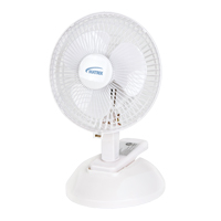 Ventilateur &agrave; pince & de bureau, Diam&egrave;tre 6", 2 vitesses Mukwa Safety Services