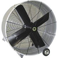 Belt Drive Drum Fans, Industrial, 1 Speed, 48" Diameter Mukwa Safety Services