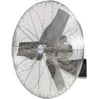 Ventilateurs en acier inoxydable lavables &agrave; grande eau pour service alimentaire, Industriel, 1 vitesses, Diam&egrave;tre de 20" Mukwa Safety Services