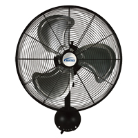 High-Velocity Oscillating Wall Fan, Industrial, 3 Speed, 20" Diameter Mukwa Safety Services