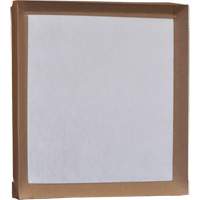 Disposable Filter, Box, 12" W x 2" D x 24" H Mukwa Safety Services