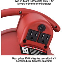 Air Mover, 550 CFM Mukwa Safety Services