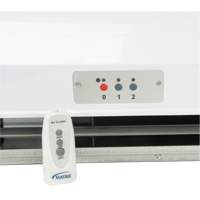 Air Curtain with Remote Control, 2 Speeds Mukwa Safety Services