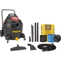Industrial Vacuum, Wet-Dry, 3 HP, 16 US Gal. (60.6 Litres) Mukwa Safety Services
