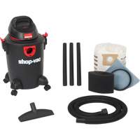 DIY & Workshop Series Shop Vacuum, Wet-Dry, 3.5 HP, 6 US Gal. (22.7 Litres) Mukwa Safety Services