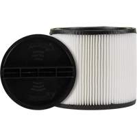Vacuum Filter, Cartridge, Fits 5 US gal. Mukwa Safety Services
