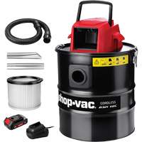 Cordless Ash Vacuum, 20 V, 5 gal. Capacity Mukwa Safety Services