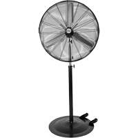 Non-Oscillating Pedestal Fan with Casters, Industrial, 3 Speed, 30" Diameter Mukwa Safety Services