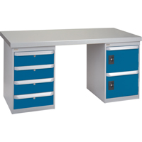 Steel Wood-Filled Workbench Tops Mukwa Safety Services