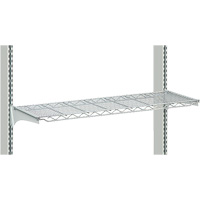 Postes de travail modulaires ergonomiques - Tablettes en fil m&eacute;tallique Mukwa Safety Services
