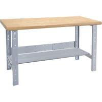 Pre-Designed Workbench, 2500 lbs. Cap., 60" W x 36" D, 34" H Mukwa Safety Services