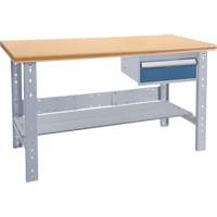 Pre-Designed Workbench, 72" W x 36" D x 34" H, 2500 lbs. Capacity Mukwa Safety Services