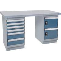 Workbench, 60" W x 36" D x 34" H, 2500 lbs. Capacity Mukwa Safety Services