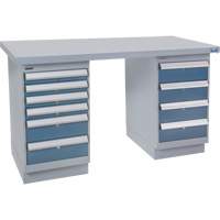 Pre-Designed Workbench, 60" W x 36" D x 34" H, 2500 lbs. Capacity Mukwa Safety Services