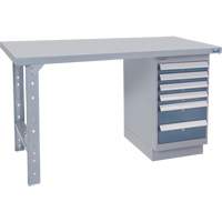 Pre-Designed Workbench, 72" W x 36" D x 34" H, 2500 lbs. Capacity Mukwa Safety Services