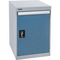 Full-Door Pedestal Workbench, 28" H x 18" W x 21" D Mukwa Safety Services