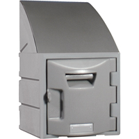 Locker, 12" x 15" x 25", Grey, Assembled Mukwa Safety Services