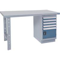 Workbench, 60" W x 36" D x 34" H, 2500 lbs. Capacity Mukwa Safety Services