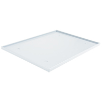 Locker Base Insert, Fits Locker Size 12" x 18", Light Grey, Plastic Mukwa Safety Services